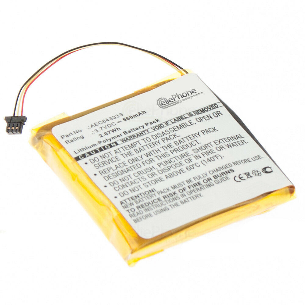 Batterie 3,7V Li-Poly Beats Studio 2.0 - 3.0 AEC64333 PA-BT05 560mAh(compatible)