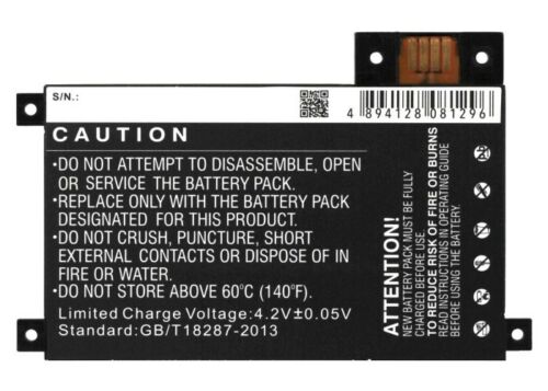 Batterie 3.7V Amazon D01200 DR-A014 Kindle touch 170-1056-00(compatible) - Klik op de afbeelding om het venster te sluiten