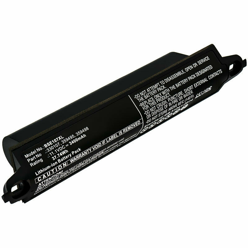 Batterie 359498 Speaker BoseSoundLink III 330107 330107A 359495 11.1V(compatible) - Klik op de afbeelding om het venster te sluiten