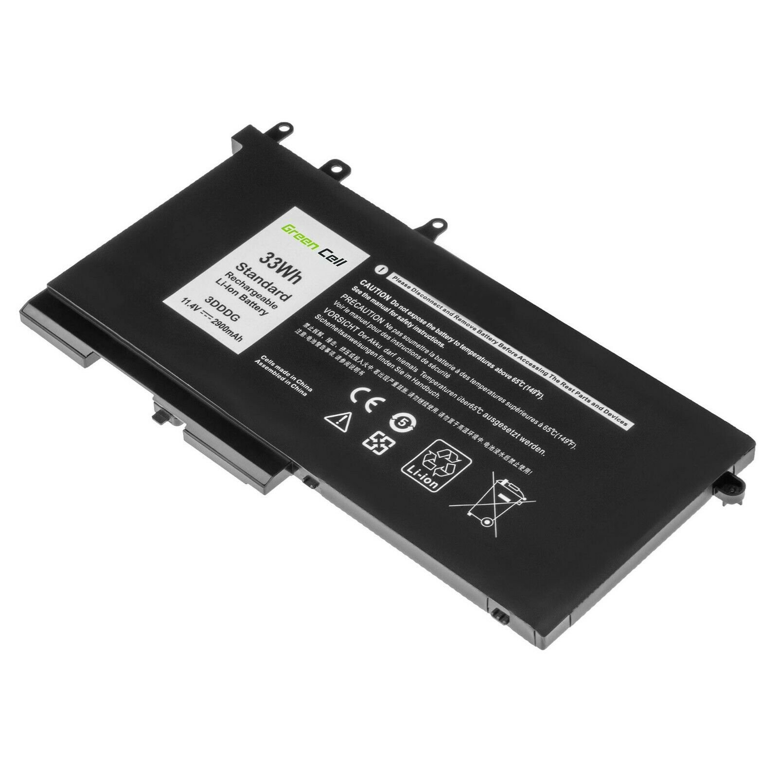 Accu voor 93FTF 3DDDG 83XPC Dell Latitude 5280 5290 5480 5490 5495(compatible)