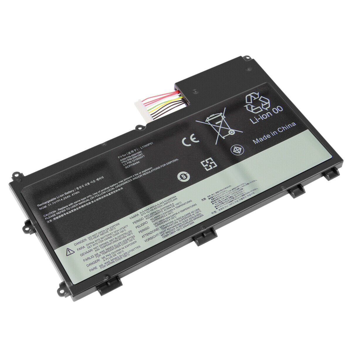 Accu voor 4250mAh Lenovo ThinkPad T430U Ultrabook L11S3P51(compatible)