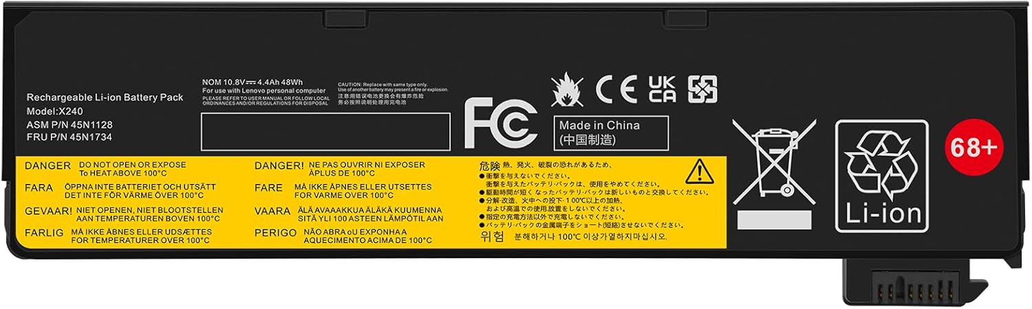 Accu voor 45N1127 45N1126 Lenovo ThinkPad X240 T440 T450s X250 T440s T460 T450 T550 X260 X270 T470p L450 T440s T440 W55 0s 0s L470 T440s T460p(compatible)
