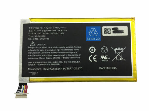 Batterie Amazon Kindle Fire HDX 7.0 KC5 26S1005 26S1005-S,58-000055 1ICP4/82/138(compatible) - Klik op de afbeelding om het venster te sluiten