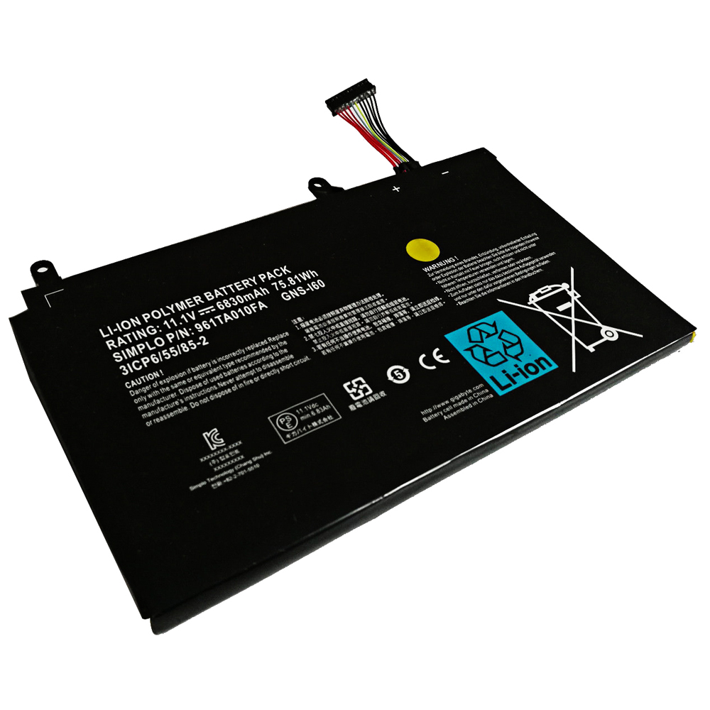 Accu voor GNS-I60 961TA010FA GIGABYTE P35 P35W V3 P37 P37W CF1 P35K(compatible)