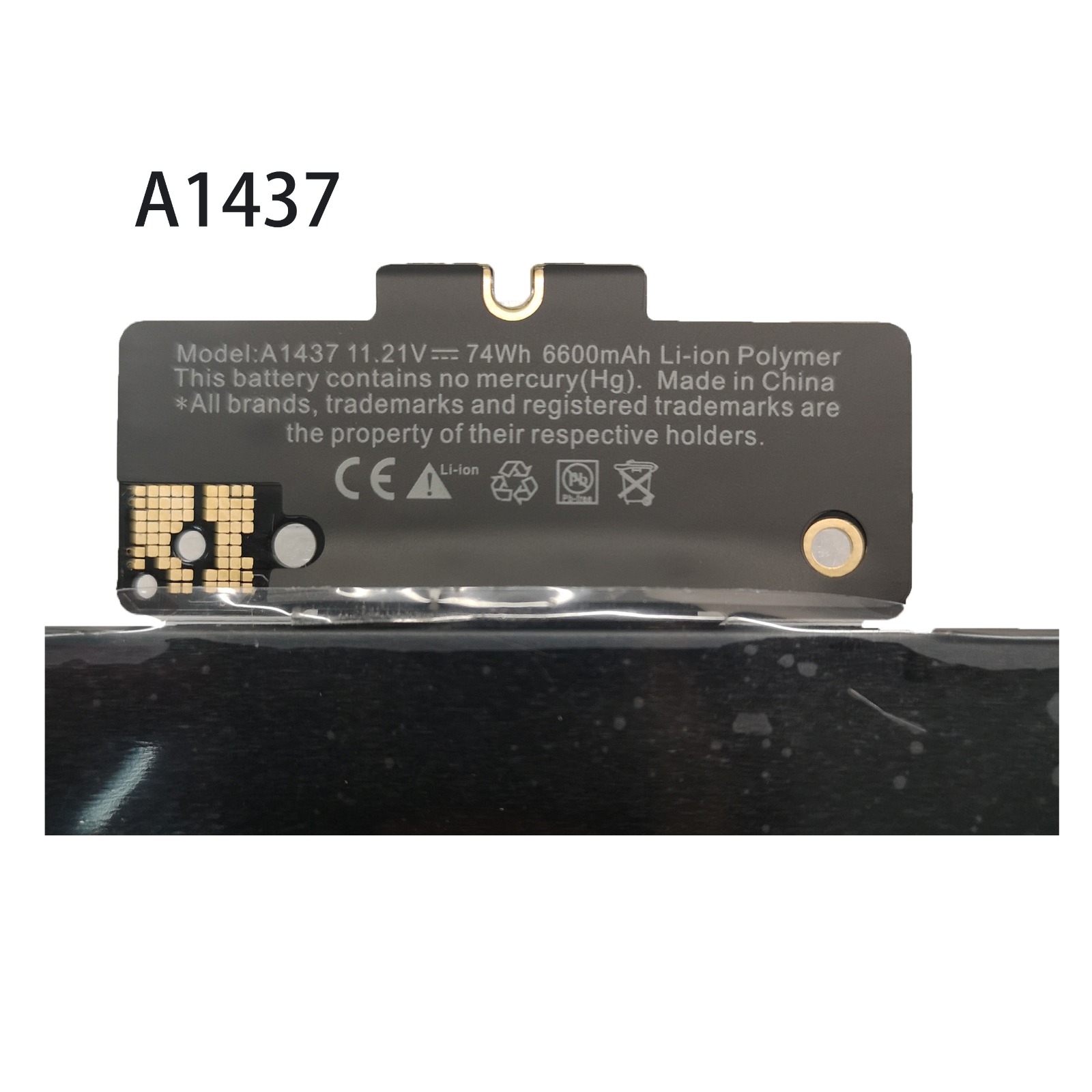 Accu voor Apple MacBook Pro 13 A1425 A1437 (Late 2012, Early 2013)(compatible)