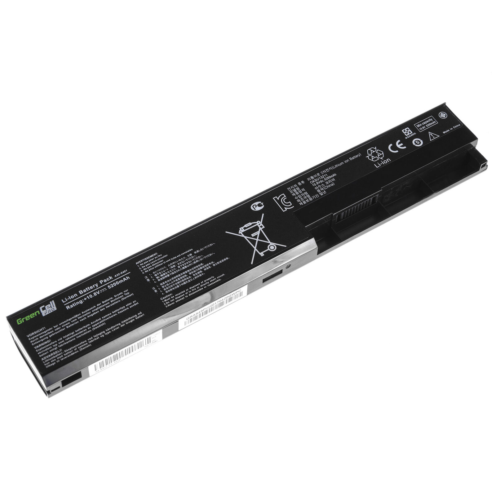 Accu voor ASUS X501U-XX060H X501U-XX060R X501U-XX061H(compatible)