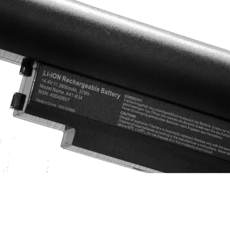 Accu voor A41-B34, 14.4V 2600mAh 37Wh,MSN: 40040607,MD98622,MD99056(compatible)