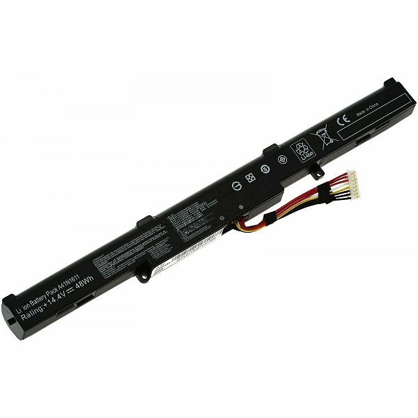 Accu voor ASUS ZX53V, ZX53VW, ZX553VD-DM641T, ZX553VD-DM970T, ZX553VD-FY683T(compatible) - Klik op de afbeelding om het venster te sluiten