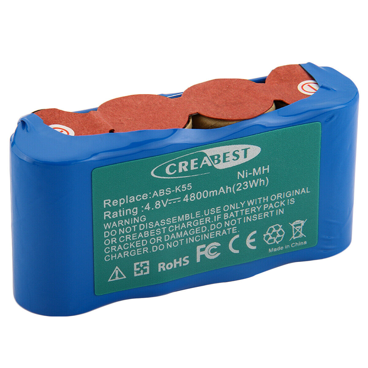 Batterie 4.8AH 4800mAh Ni-MH Karcher Akkubesen K50 K85 ABS-K55 BF9900(compatible) - Klik op de afbeelding om het venster te sluiten