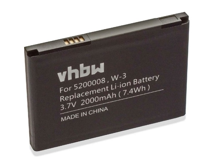 Batterie W-3 Netgear Aircard AC785S 2000mAh 3,7V Li-Ion(compatible) - Klik op de afbeelding om het venster te sluiten