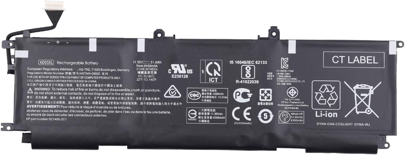 Accu voor HP Envy 13-ad 13-ad100 13-ad0xx 13-ad1xx 13-ad000nf 13-ad002nf 13-ad003ng 13-ad003ng 103-ad012na 13-ad013na (compatible)