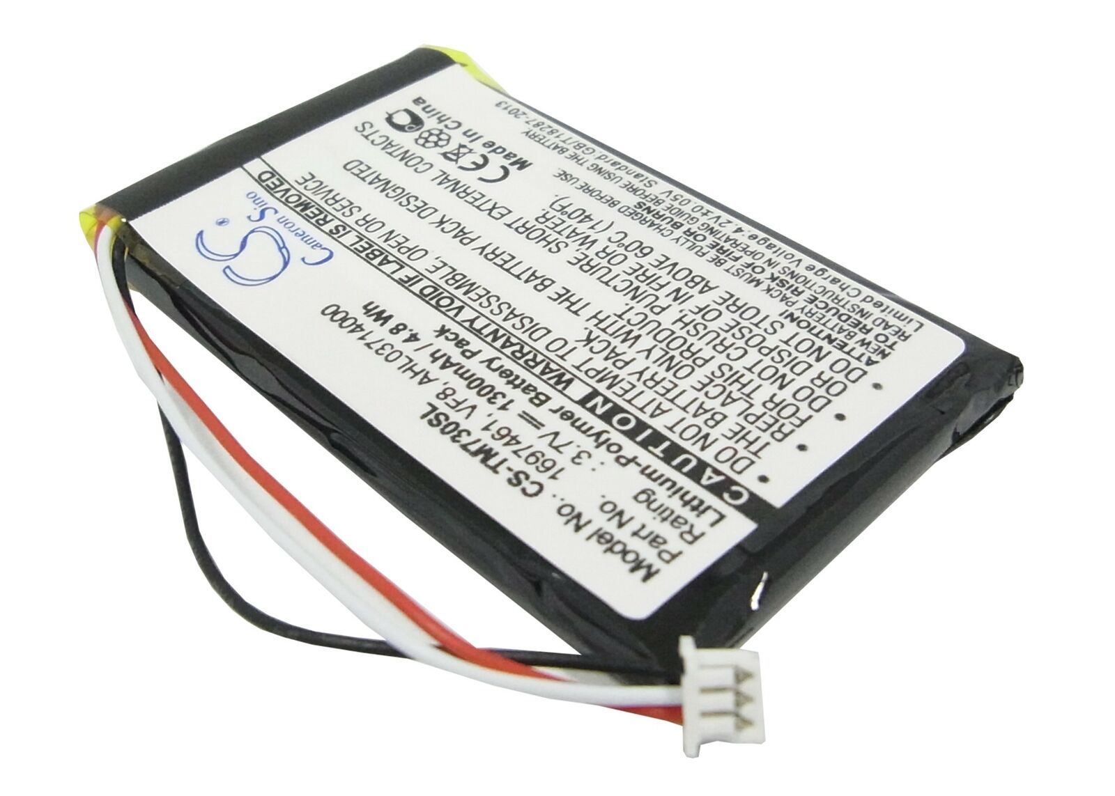 Accu TomTom 630T 1697461 VF8 AHL03714000 1300mAh(compatible) - Klik op de afbeelding om het venster te sluiten