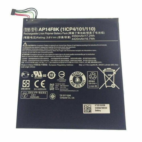 Batterie AP14F8K 1ICP4/101/110 Acer Iconia Tab A1-850 B1-810 B1-820 W1-810(compatible)