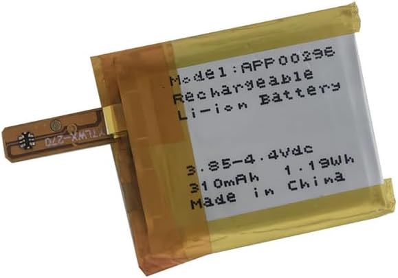 Accu Apack APP00296 1ICP4/24/28 310mAh 3.8V(compatible)