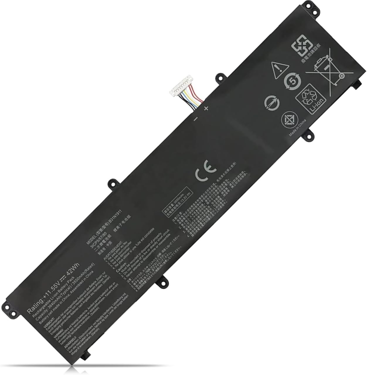 Accu voor B31N1911 C31N1911 ASUS VivoBook Flip K413EA K413FA K413FP K413FQ S433EA S433FA (compatible)