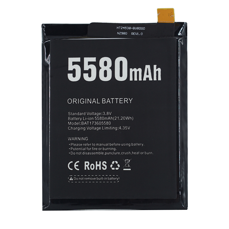 Batterie DOOGEE S60,DOOGEE S60 LITE 5580mAh 3.8V(compatible)