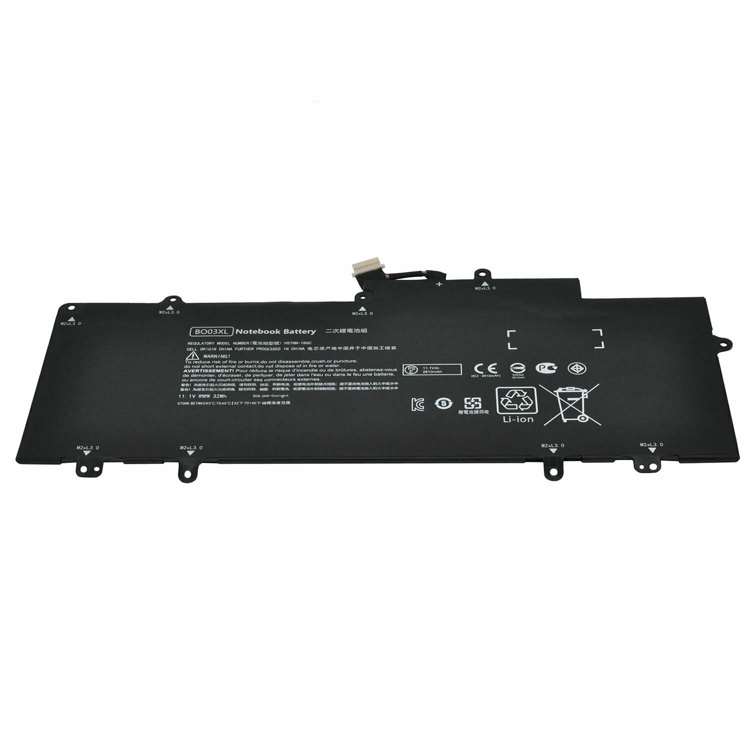 Accu voor BO03XL HP Chromebook 14-X007TU 14-X008TU 14-Q070NR 14-Q001TU(compatible)