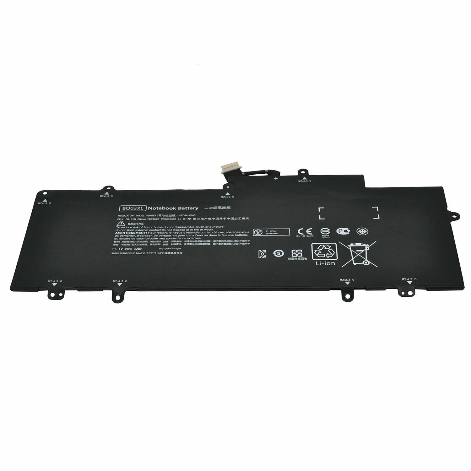 Accu voor BO03XL HP Chromebook 14-X007TU 14-X008TU 14-Q070NR 14-Q001TU(compatible) - Klik op de afbeelding om het venster te sluiten