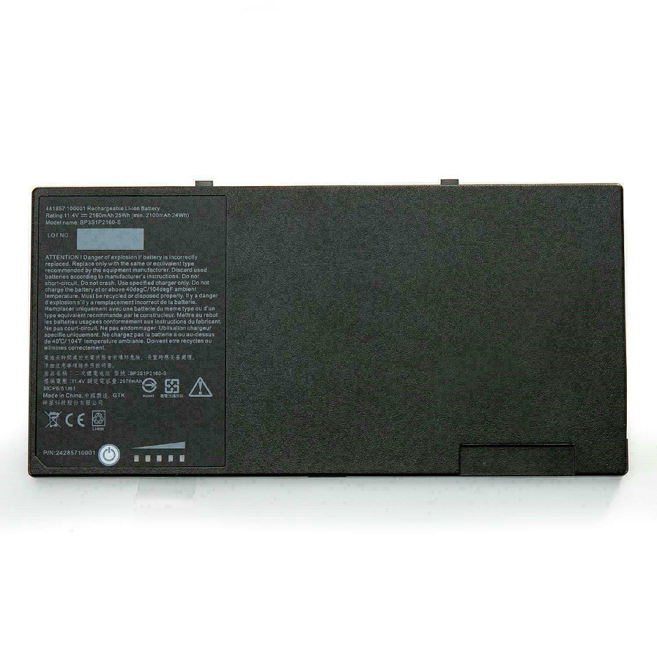 Accu voor BP3S1P2160 GETAC F110 G2 G3 G4 laptop 11.4V 25wh(compatible)