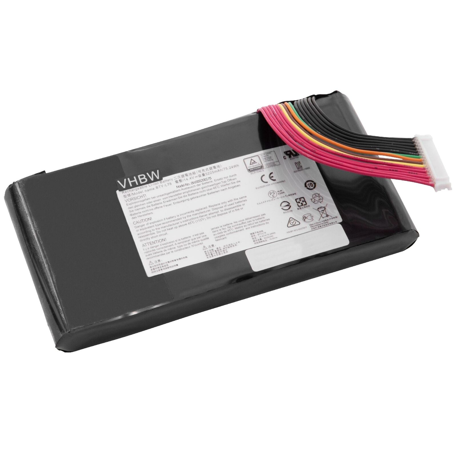 Accu voor BTY-L78 MSI GT80,GT80 2QE-035CN,GT75VR 7RF 7RF-036CA GT80 2QC-221CN(compatible) - Klik op de afbeelding om het venster te sluiten