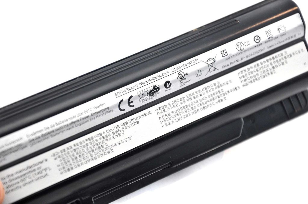 Accu voor MSI MS-1758 10.8V 11.1V 4400mAh(compatible)