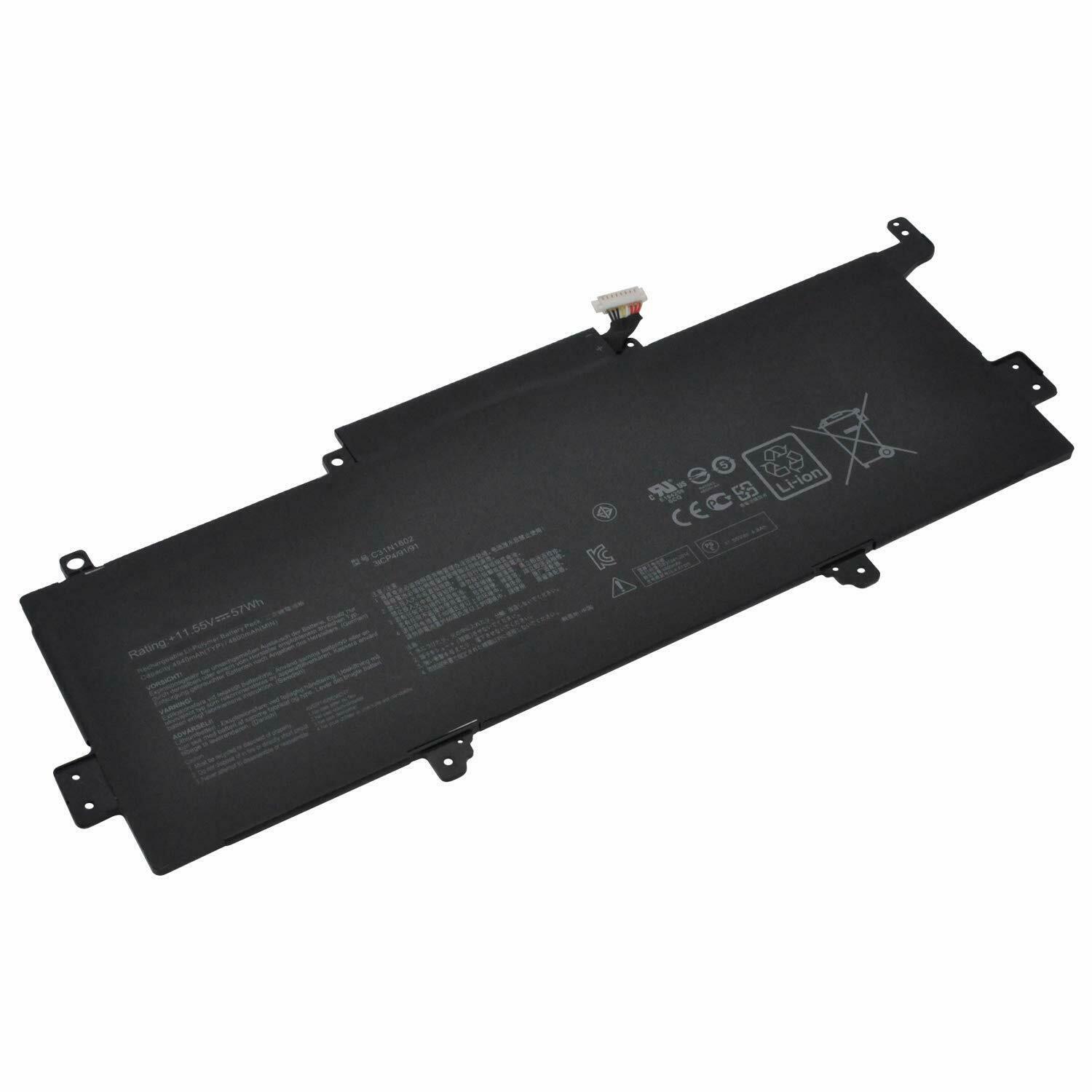 Accu voor C31N1602 Asus Zenbook UX330 UX330UAK UX330UA UX330U UX330UA-1A(compatible) - Klik op de afbeelding om het venster te sluiten