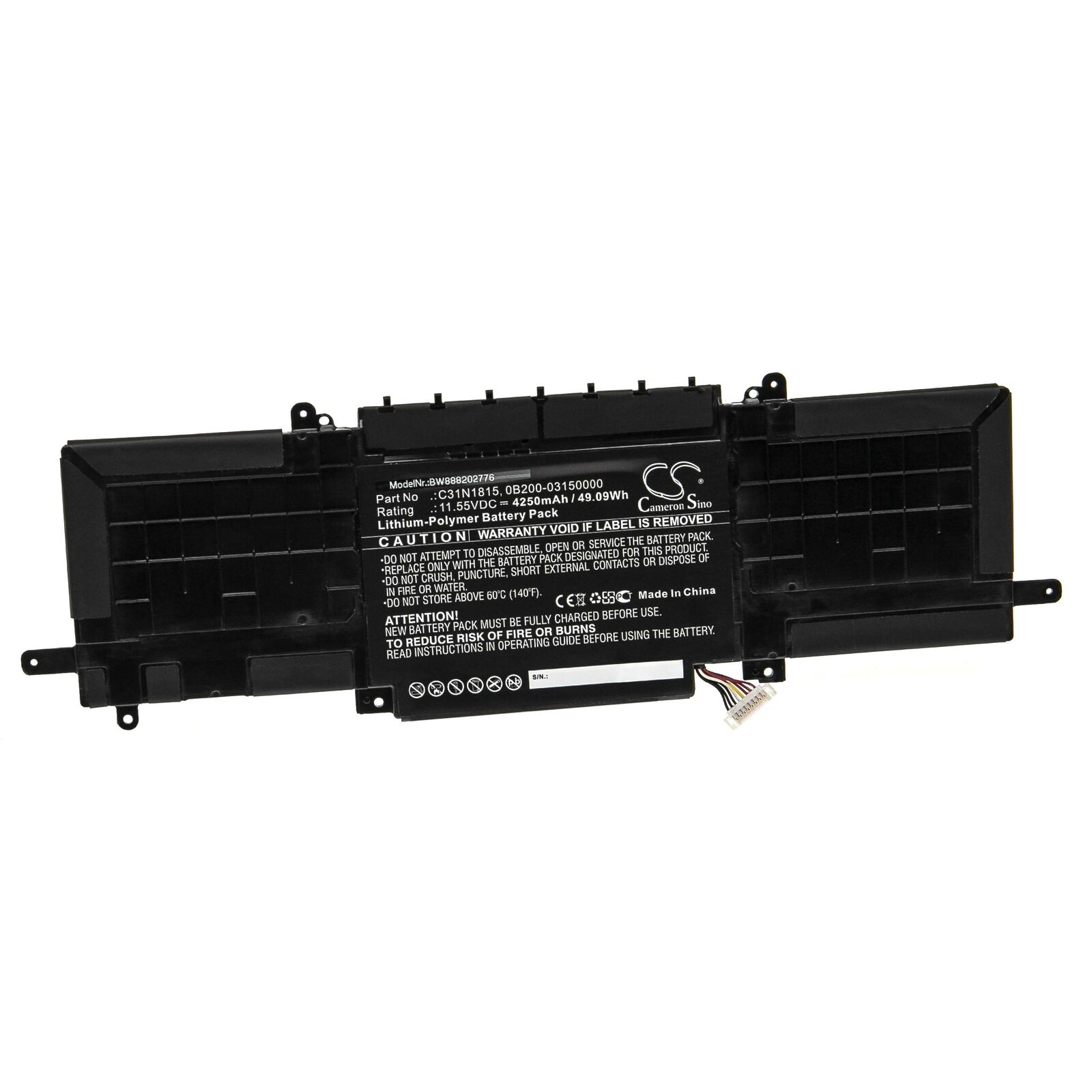 Accu voor Asus 0B200-03150000, B31BIEH, C31N1815(compatible) - Klik op de afbeelding om het venster te sluiten