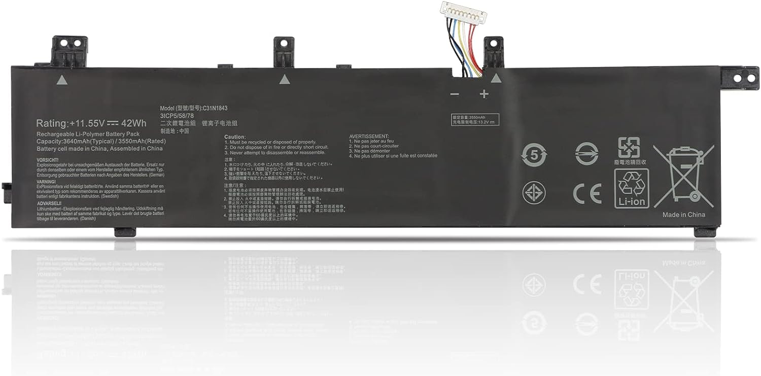 Accu voor C31N1843 Asus VivoBook S14 S432FA S432FL VivoBook S15 S532FA S532FL (compatible)