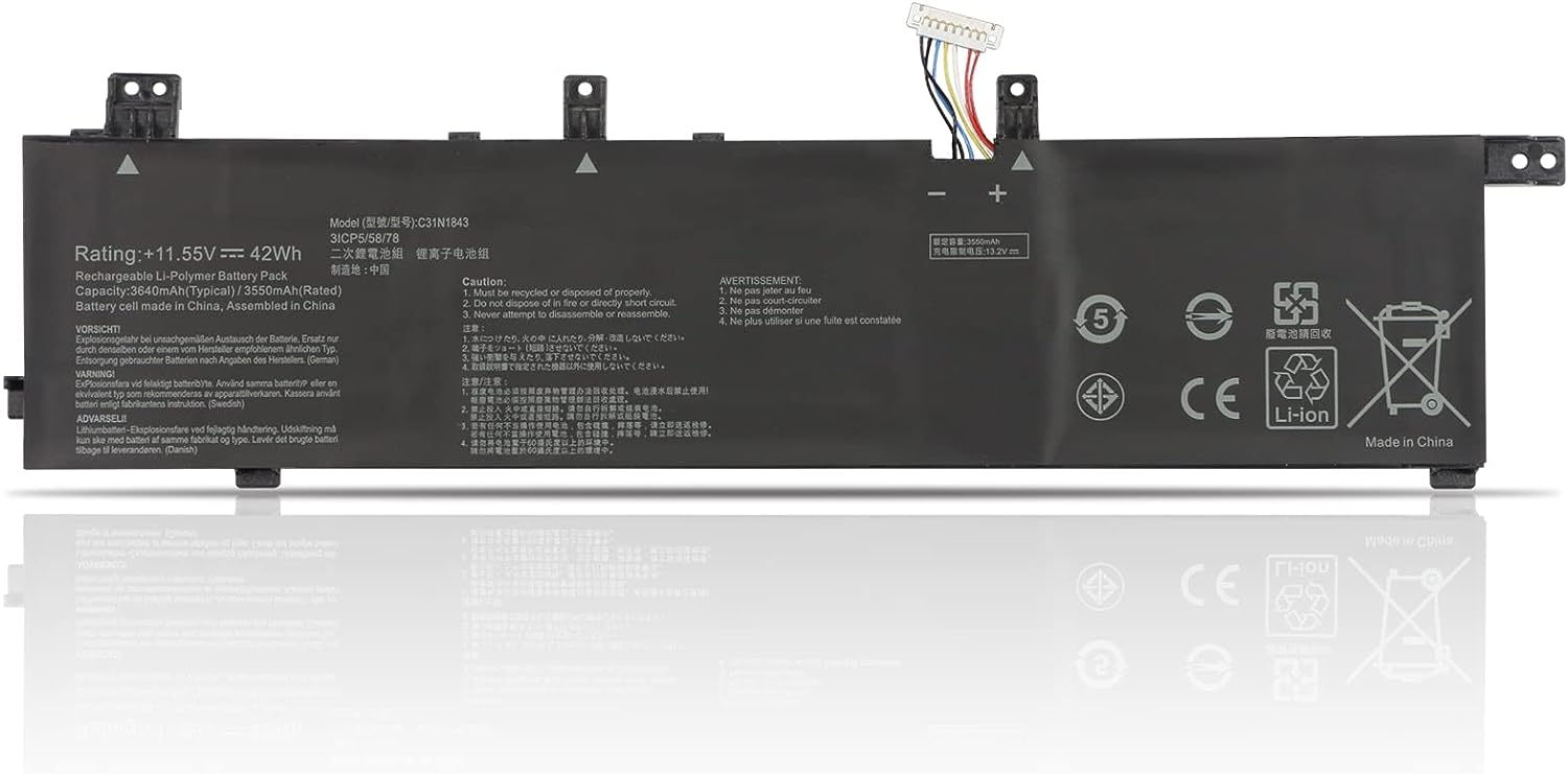 Accu voor C31N1843 Asus VivoBook S14 S15 X432FL X432FLC X532FA X532FL (compatible)