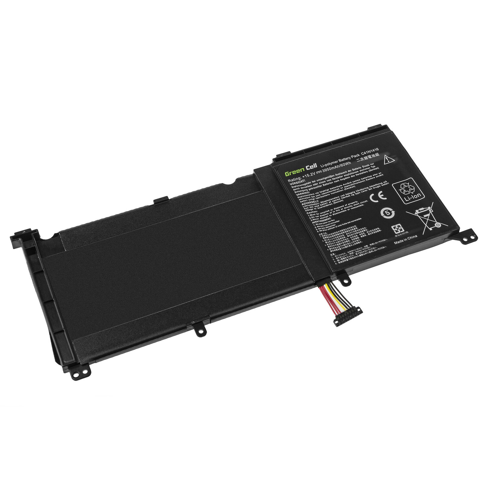 Accu voor C41N1416 Asus ZenBook G501 G501VW G501VJ G501JW UX501V G601J N501L(compatible) - Klik op de afbeelding om het venster te sluiten