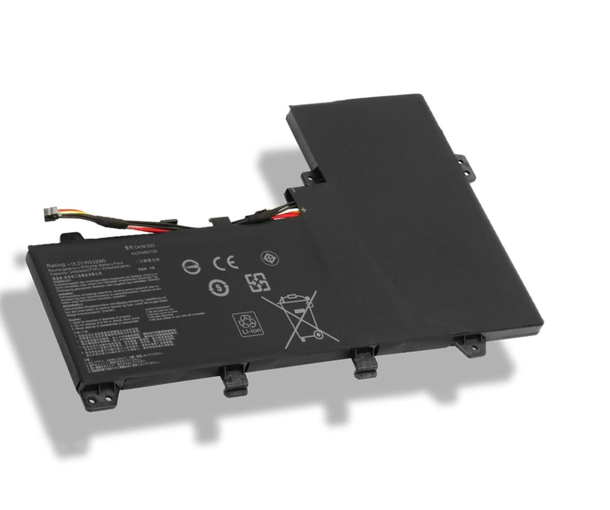 Accu voor C41N1533 Asus ZenBook Flip Q524UQ BBI7T14 UX560UQ UX560UX Zenfone Flip UX560UX FJ020R FZ017T 0B200-02010200 (compatible)