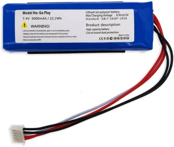 Accu 7.4V 3000mAh CP-HK06 GSP1029102 01 Harman/Kardon Go Play, Go Play Mini, GO+ Play(compatible)