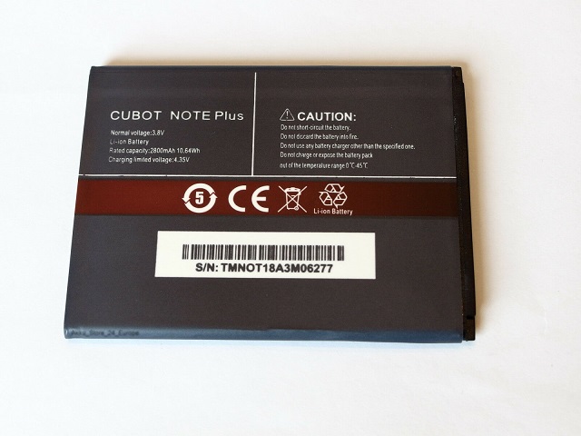 Batterie 2800mAh Cubot note plus(compatible) - Klik op de afbeelding om het venster te sluiten