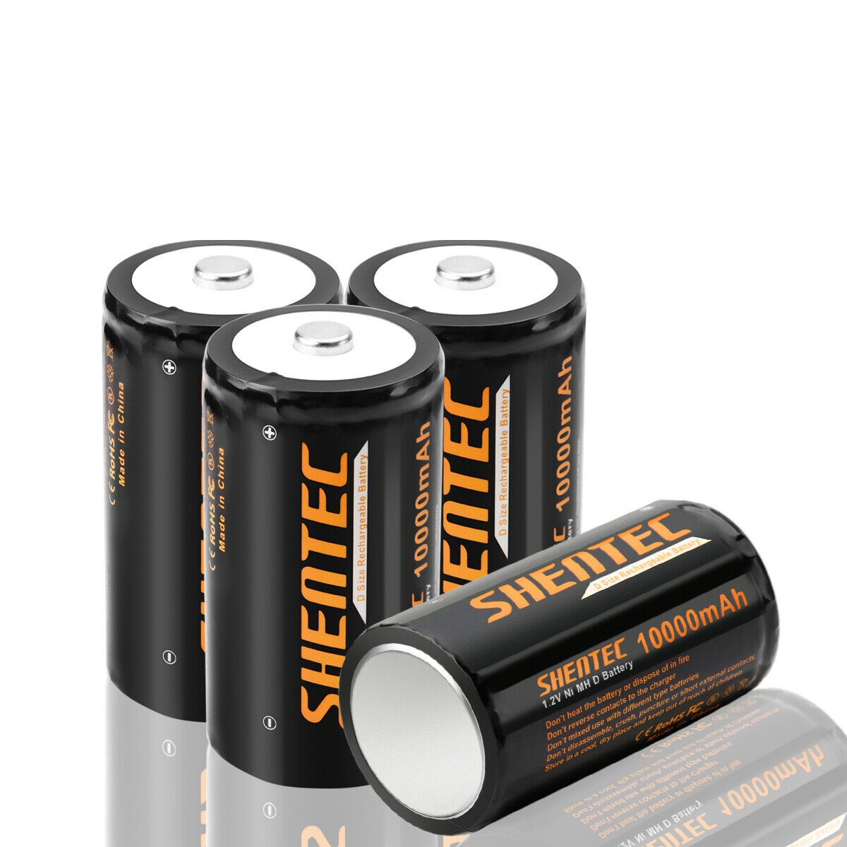 Batterie 4Pack 10000mAh 1.2V D taille MONO rechargeable Ni-MH(compatible) - Klik op de afbeelding om het venster te sluiten