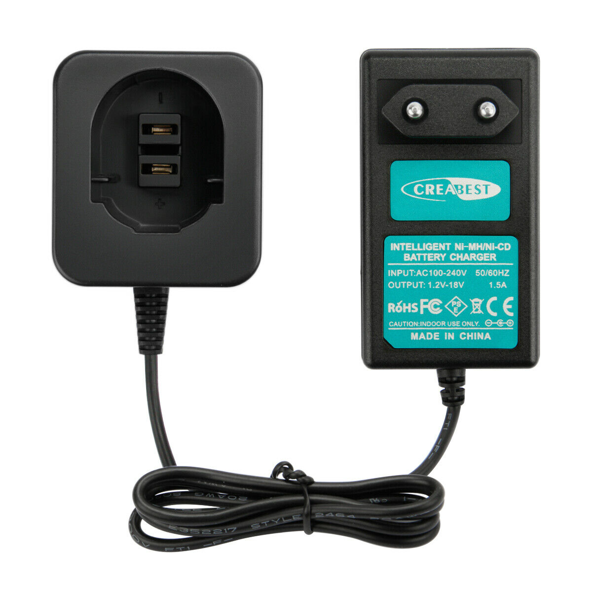 Chargeur pour Dewalt 1.2V-18V Ni-MH Ni-CD Batterijen