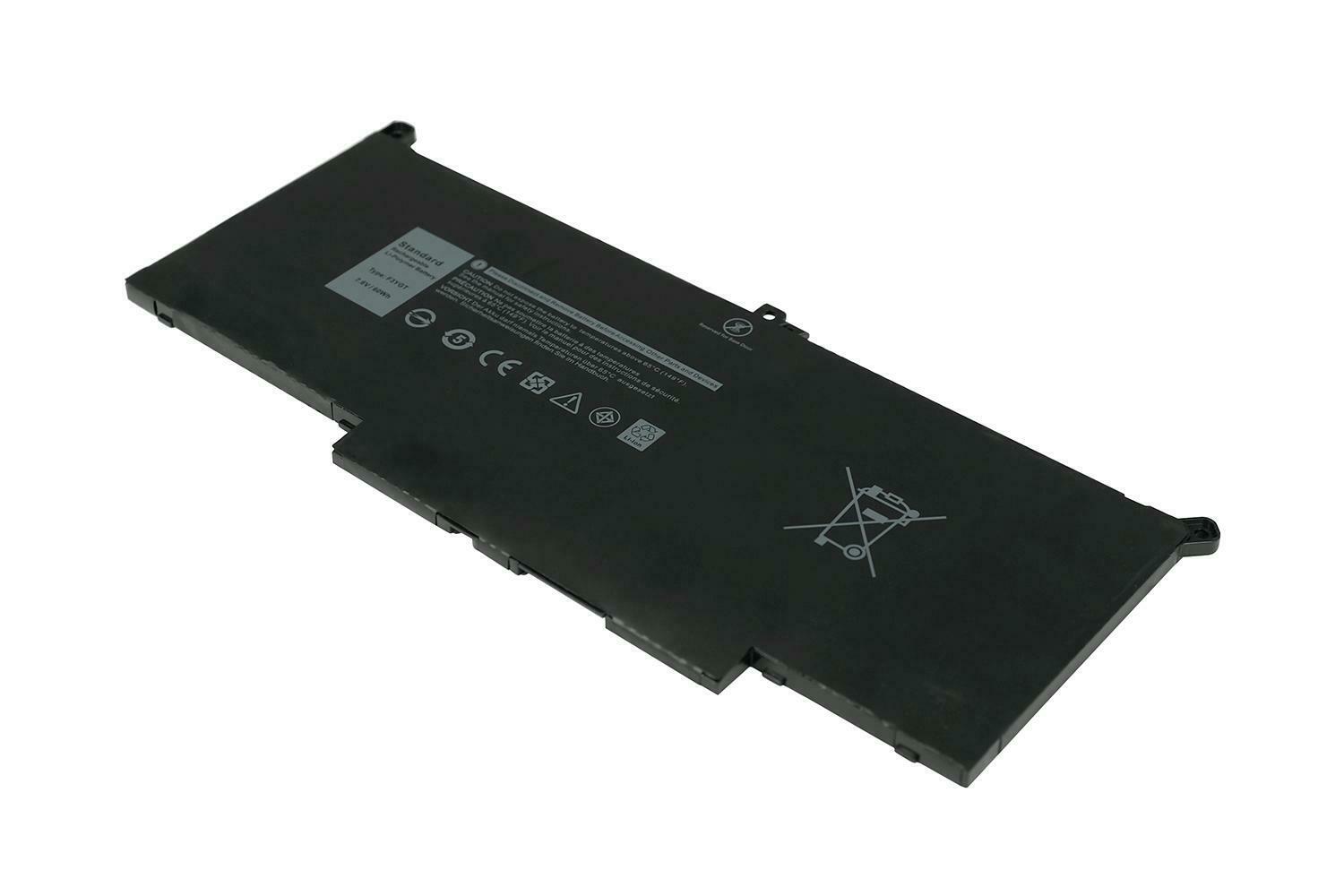 Accu voor 7.6V F3YGT MYJ96 DM3WC 2X39G Dell Latitude 7280 7480 7380 7390 7490(compatible)