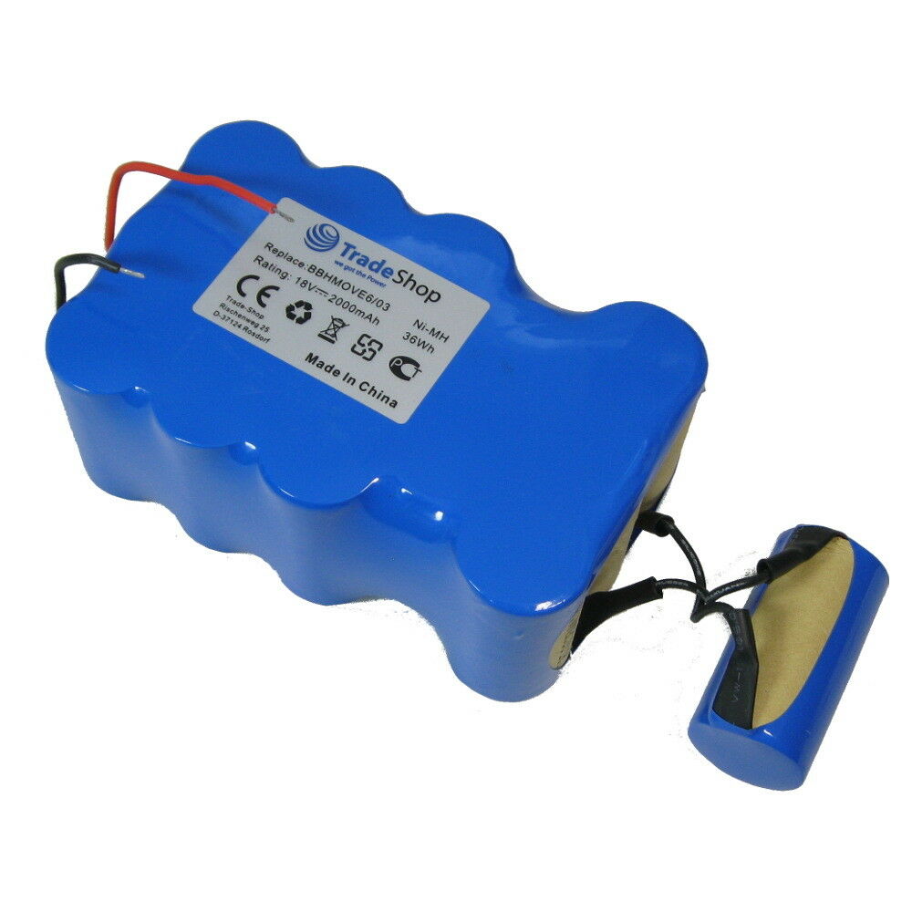 Batterie 18V 2000mAh Bosch Akkustaubsauger FD 9403 18V/100W + 10W(compatible)