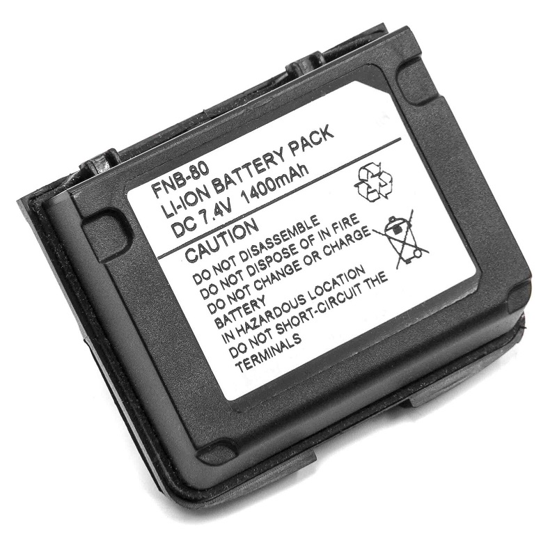 Batterie Yaesu VX-6,VX-7R,VX-6E,VX-6R,VX-5,VX-5R,FNB-58,FNB-58Li,FNB-80(compatible) - Klik op de afbeelding om het venster te sluiten