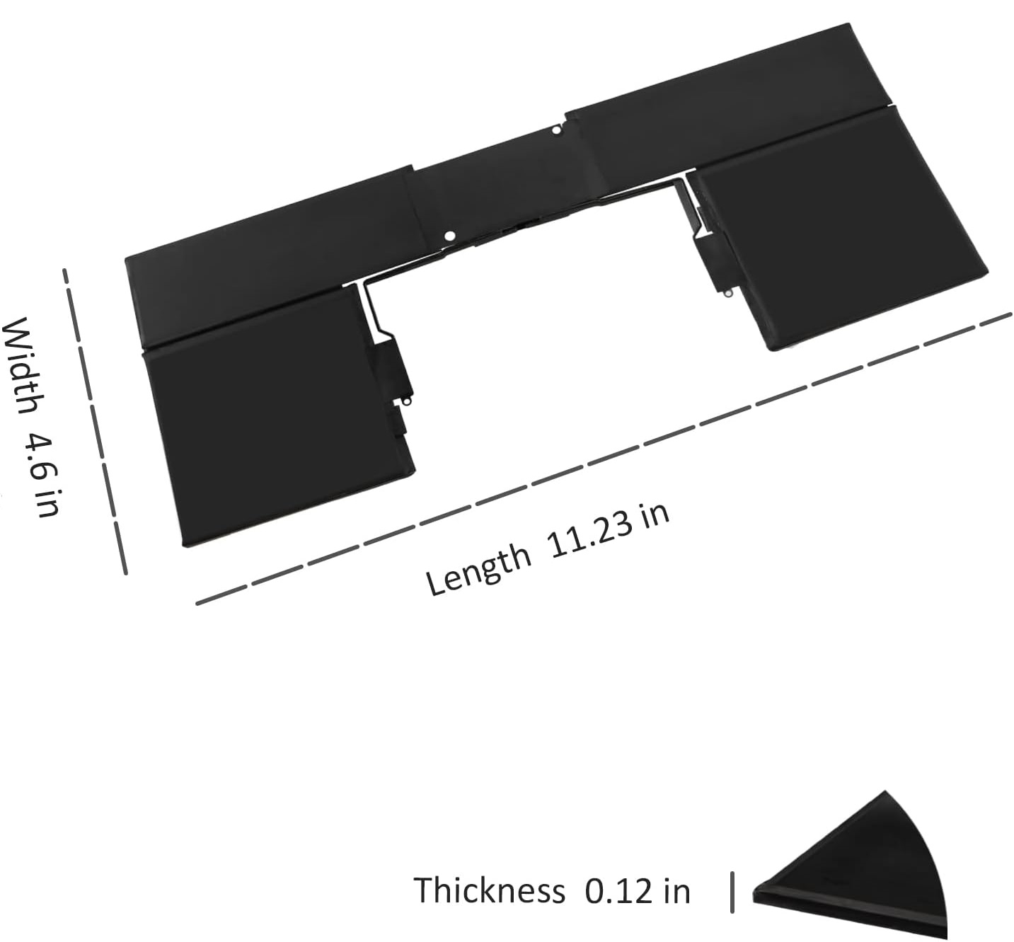Accu voor G3HTA001H 93HTA001H Keyboard Microsoft Surface Book 1st Gen Model 1785 with Performance Base (GTX 965M) Enhanced Edition (compatible)
