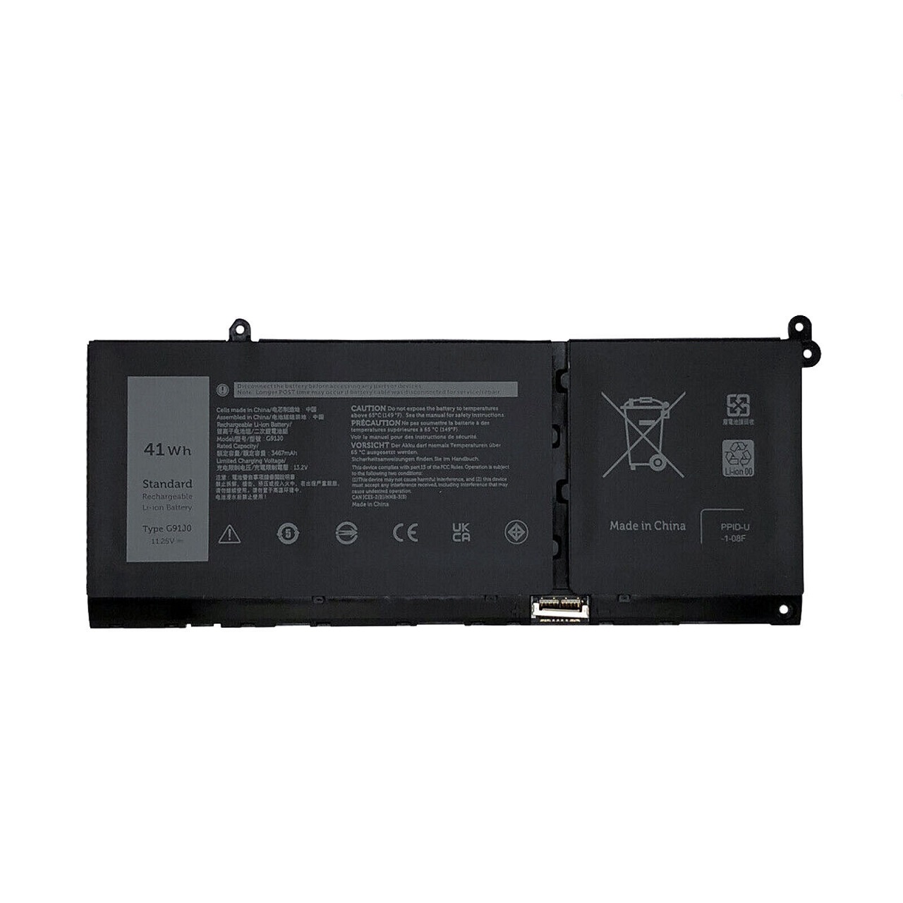 Accu voor G91J0 Inspiron 3510 3515 3511 5515 5510 5518 5410 (2-in-1) FH3K2 TN70C(compatible) - Klik op de afbeelding om het venster te sluiten