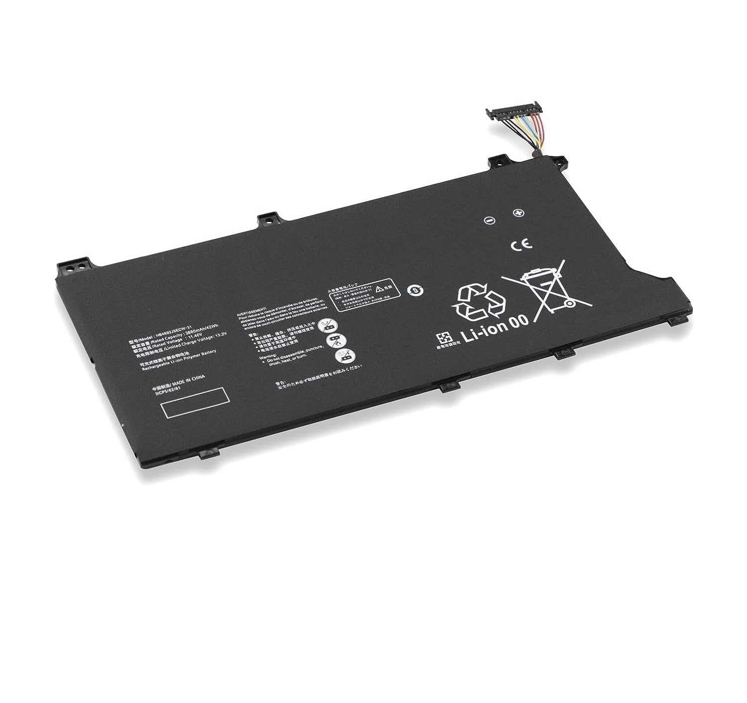 Accu voor 11.46V HB4692J5ECW-31 Huawei MateBookD 15-53010TUY MagicBook VLT-W50 HB4692J5ECW-31B HB4692J5ECW-31C(compatible)