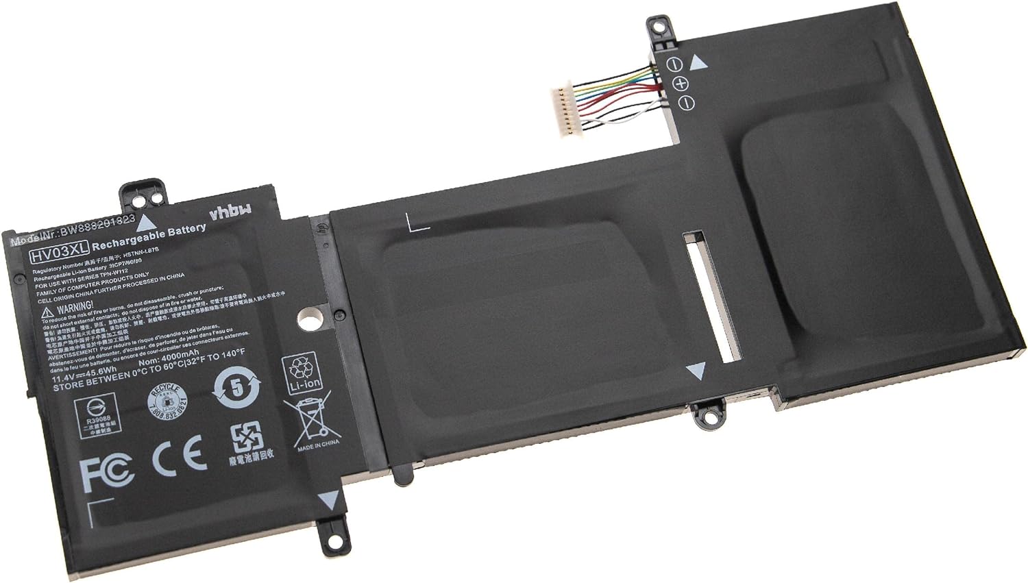 Accu voor HV03XL HP X360 310 G2 HSTNN-LB7B TPN-W112 818418-421 817184-005(compatible)