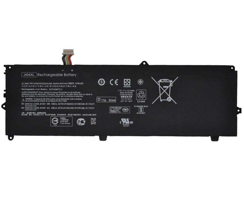 Accu voor JI04XL HP Elite x2 1012 G2 901247-855 901307-541 HSTNN-DB8I(compatible)