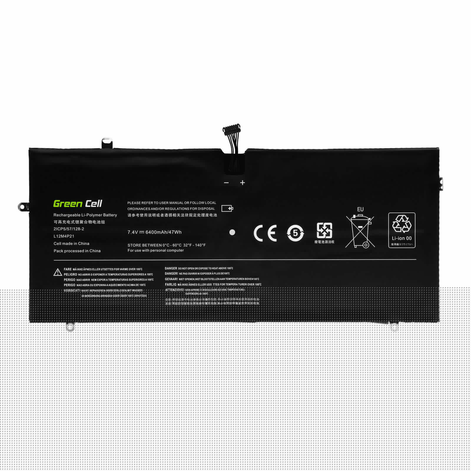 Accu voor L12M4P21 Yoga 2 Pro 13 Y50-70AS-ISE 21CP5/57/128-2(compatible)