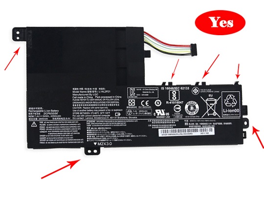 Accu voor L15C3PB1 Lenovo IdeaPad 320S-14IKB 320S-15ABR 320S-15AST 320S-15IKB(compatible) - Klik op de afbeelding om het venster te sluiten