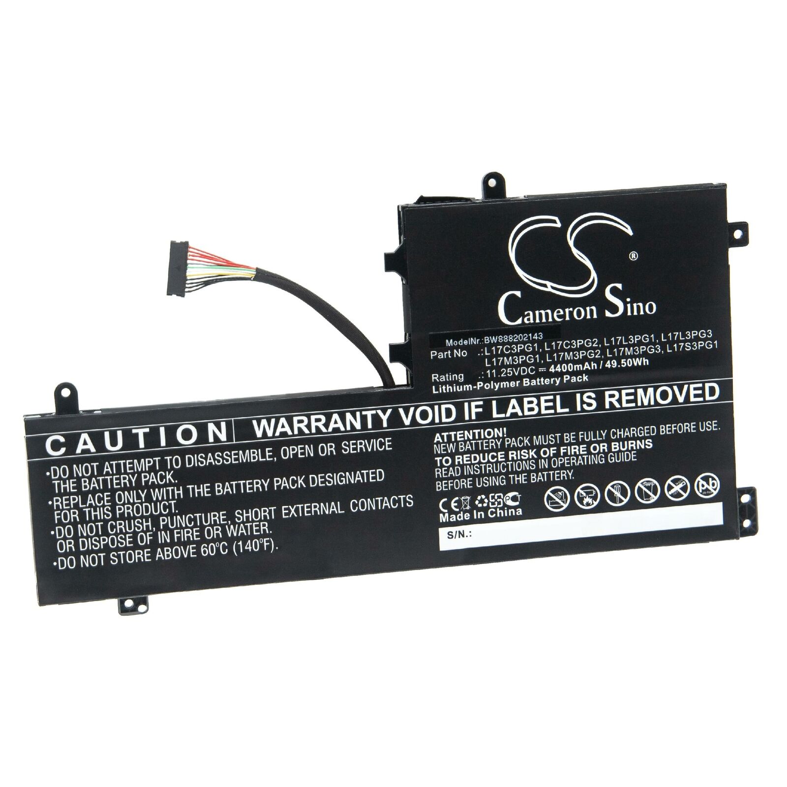 Accu voor Lenovo Legion Y530 Y530-15ICH Y7000P L17L3PG1 L17M3PG1 L17C3PG1(compatible)