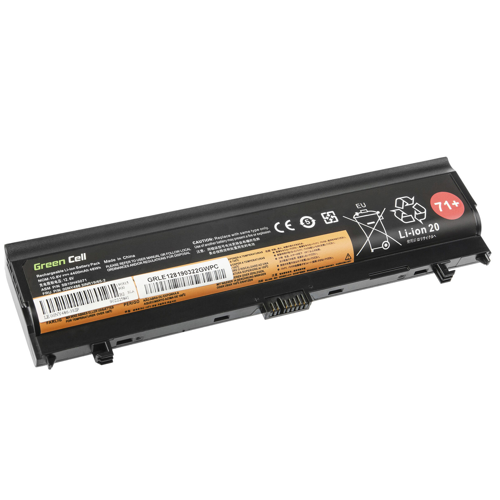 Accu voor Lenovo ThinkPad L560 20F1 20F2 (compatible) - Klik op de afbeelding om het venster te sluiten