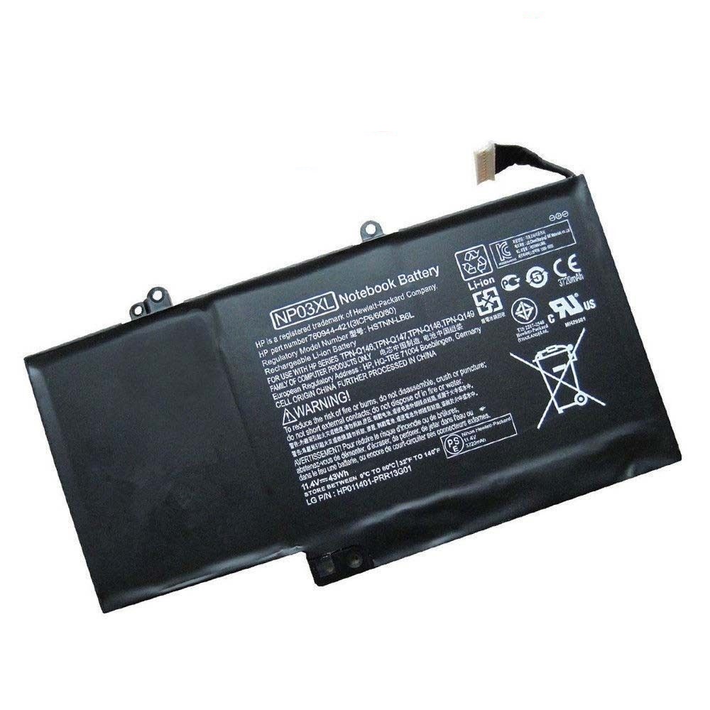 Accu voor 11.4V 3.9AH NP03XL HP Envy 15-u000ew Pavilion x360 13-A110DX 760944-421(compatible)