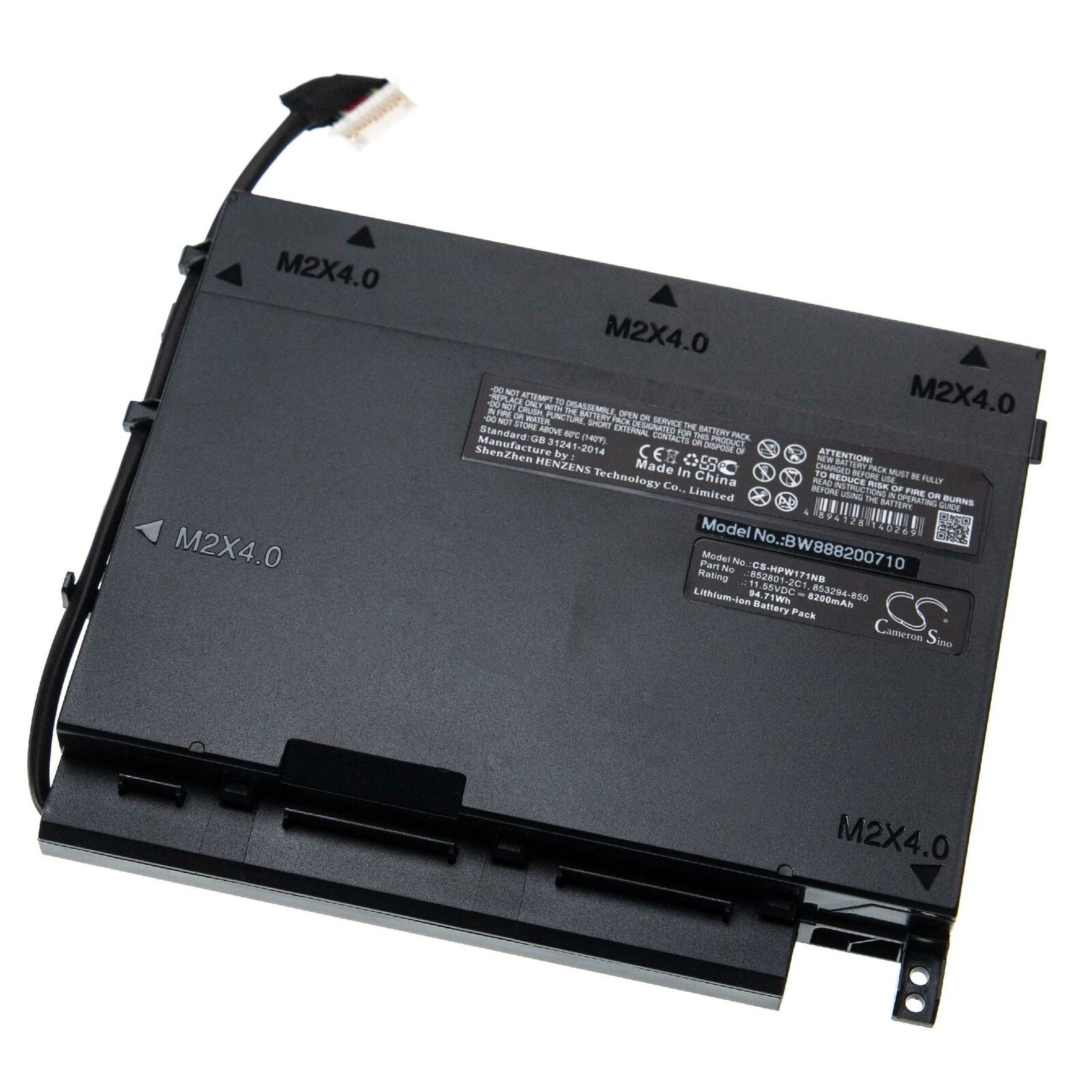 Accu voor HP Omen 17-W220NR 17-W102NT 11.55V 8290mAh(compatible)