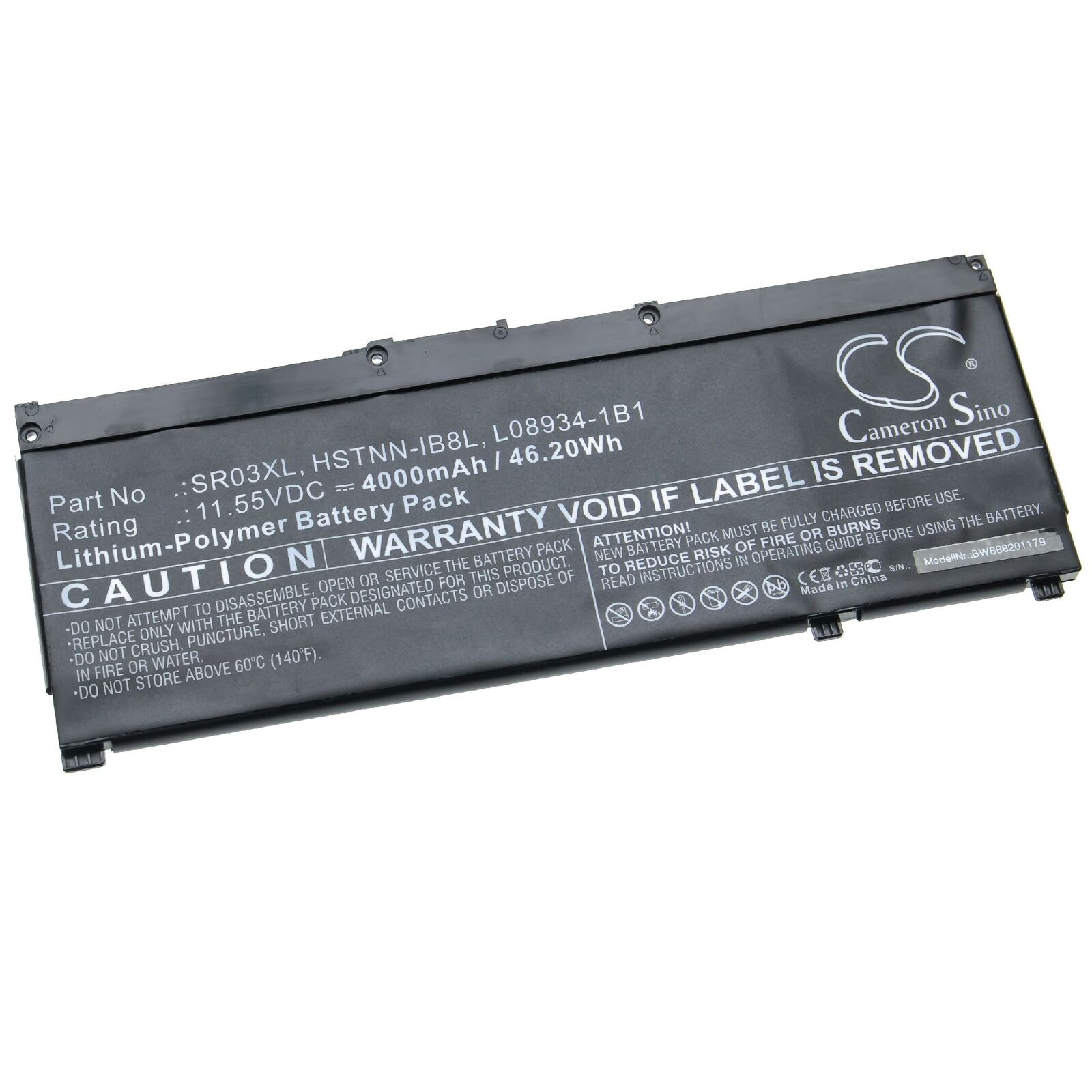 Accu voor HP Pavilion 15-CX 15-cx0020nr L08855-855 HSTNN-IB8L SR03XL (compatible) - Klik op de afbeelding om het venster te sluiten